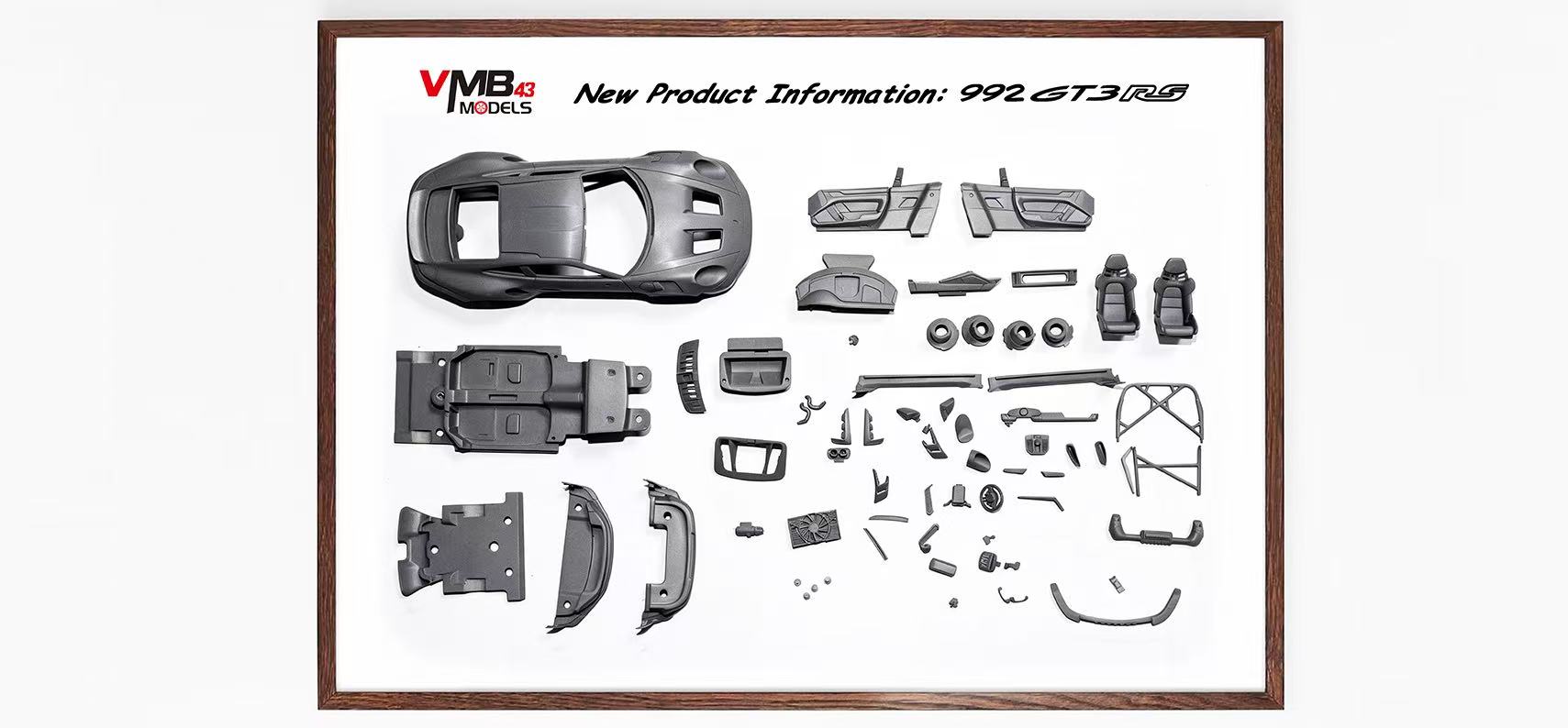VMB上新预告｜赛道蛙王拆解亮相！ 1/43 保时捷992 GT3 RS 来袭